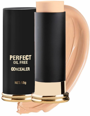 GABBU Foundation Stick Full Coverage Waterproof Smudge Proof Matte Finish Concealer(beige, 15 g)
