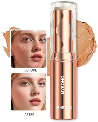MYEONG Full Coverage Oil Control, Brightening, Concealing, Matte Finish Concealer Stick Concealer(Skin Beige, 10 g)