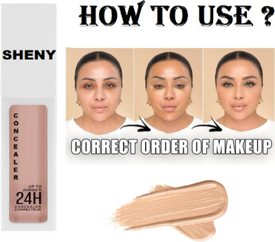 Sheny Liquid Light Weight Full Coverage with Matte finish Concealer( pack of-1) Concealer(BEIGE, 8 ml)