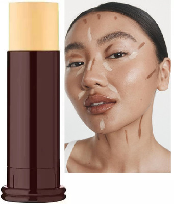 GABBU New Foundation Stick Full Coverage Waterproof Smudge Proof Matte Finish Concealer(Beige, 14.2 g)