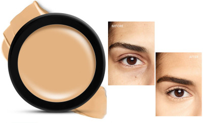 MYEONG Full Coverage Long Lasting And Waterproof Makeup Cream  Concealer(Porcelain, 3.5 g)
