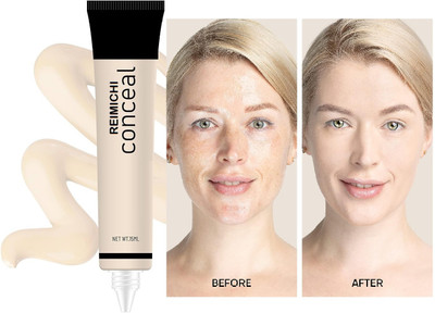 REIMICHI Liquid Concealer For Face Makeup  Concealer(bright ivory, 15 ml)