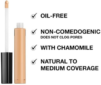 Neycare Matte Finish Full Coverage & Pore Less Ultra Beige Color Liquid  Concealer(LIGHT BEIGE, 10 g)