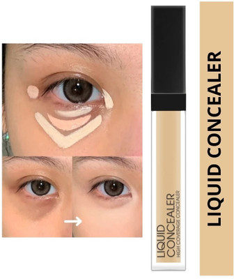 NADJA PROFESSIONAL HIGH COVERAGE LIQUID CONCEALER FOR MAKEUP Concealer(IVORY, 6 ml)