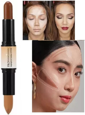 Latixmat 3D CONTOUR CONCEALER HIGHLIGHTER STICK WITH GLOW SKIN Concealer(Multicolor, 4 g)