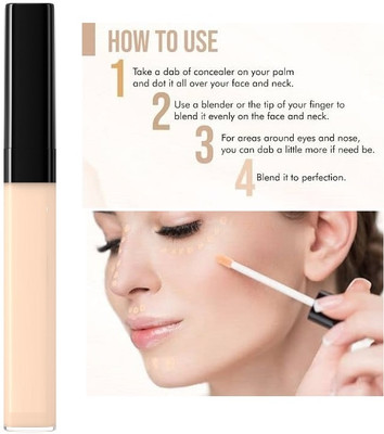 NADJA Full Coverage Concealer, Matte & Poreless Ultra Blendable Concealer(BEIGE, 8 ml)