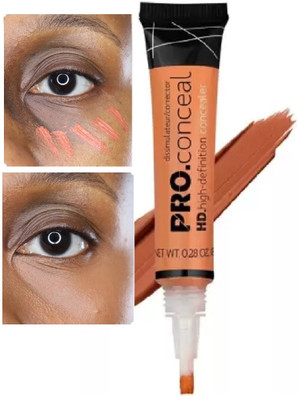 Amaryllis Best Concealer Matte Medium l Full Coverage pro Conceal Concealer(Orange, 8 g)
