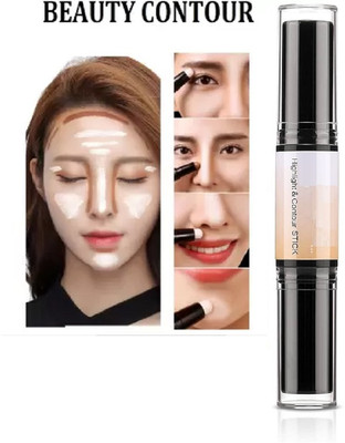 FELICECHIARA 2in1 Highlight and 3D Contour Balm Stick, Multi color  Concealer(Multicolor, 10 g)