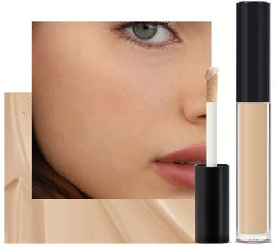 manasona Liquid Light Weight Full Coverage with Matte finish  Concealer(NATURAL, 10 ml)