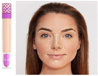 THTC Long Lasting Full Coverage  Concealer(IVORY, 6 ml)