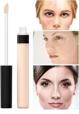 HUZURLU Liquid Concealer Waterproof Eye Dark Circles Spots Full Coverage Concealer Foundation(IVORY, 6 ml)