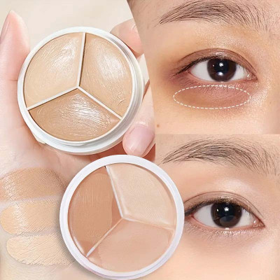 tanvi27 3 Colors Full Coverage Concealer Cream Long-lasting, Lightweight & Hydrating Concealer(Multi Color, 21 g)