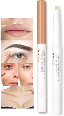 Amaryllis Soft Makeup For Perfect Concealer Pencil,Concealer Contour Highlighter Stick Concealer(Beige, 2 g)