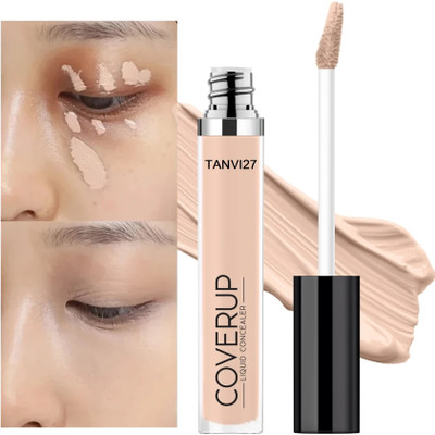tanvi27 Highly Pigmented & Fully Coverage Natural Color Corrector  Concealer(Natural, 7 ml)