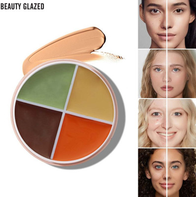 BLUEMERMAID Full Coverage 4 Colors Correcting Concealer Palette Concealer(MULTI COLOR, 12 g)