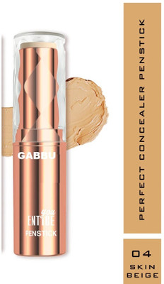 GABBU Stick Blendable Soft Texture Panstick with Matte Finish  Concealer(SKIN BEIGE, 10 g)