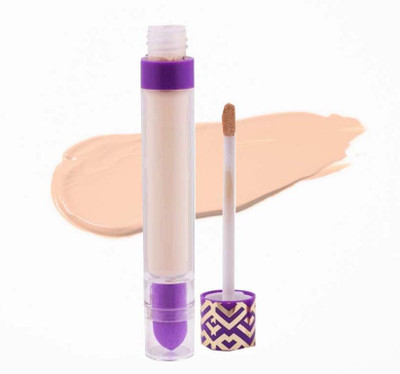 WOONGMI Waterproof 7D Liquid Concealer With Blender Concealer(Ivory, 6 ml)