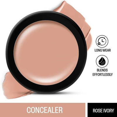 THTC Light Weight Full Coverage with Matte finish  Concealer(Rose Ivory, 3.5 g)