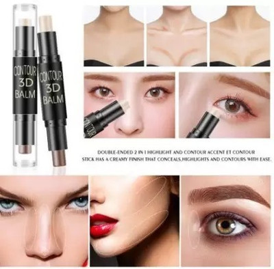 Liptick Full Coverage contour stick pack of 1 Concealer(brown, 8 g)