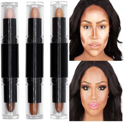 YAWI 3D CONTOUR CONCEALER HIGHLIGHTER STICK WITH GLAMOROUS GLOW SKIN Concealer(MULTI COLOR, 18.6 g)