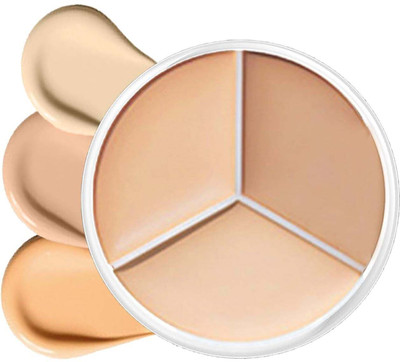 EVERERIN Concealer Palette Waterproof Full Coverage Easily Blendable , 3 In 1 Palette Concealer(Multiolor, 10.5 g)