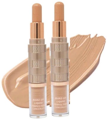 Emijun COMBO HONEY BEIGE HD LIQUID MATTE 2 IN 1 CONCEALER STICK  Concealer(HONEY BEIGE, 19.2 g)