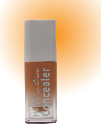 Crazy girl Liquid Concealer - Full Coverage & Flawless Finish Concealer(Mate, 10 ml)