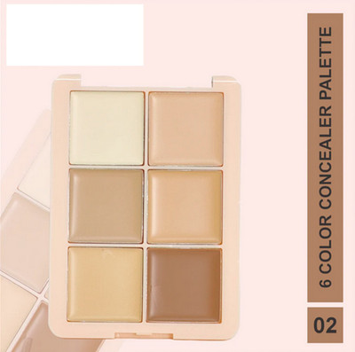 REIMICHI Full Coverage Concealer Palette 6-Color Correcting Cream Foundation Makeup Concealer(MULTICOLOR, 12 g)