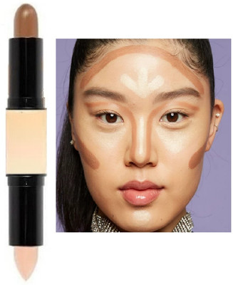 Latixmat Concealer Bronzer Highlighter Stick 3D Contour Stick Concealer(Beige, 16 ml)