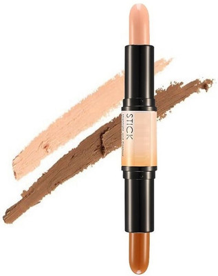 THTC Professional 2 in 1 Highlighter Contour Stick Concealer(Beige, 6.2 ml)