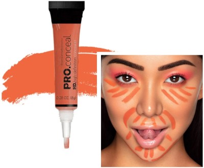 tanvi27 WATERPROOF MAKE-UP STICK Concealer(Orange, 8 ml)