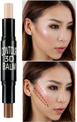 Emijun SUPER 3D CONTOUR CONCEALER HIGHLIGHTER STICK Concealer(BEIGE, 8 g)