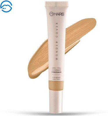 MARS Wonder Cover Light weight Liquid Concealer | Crease proof & Easy to Blend Concealer(Shade-08, 12 ml)