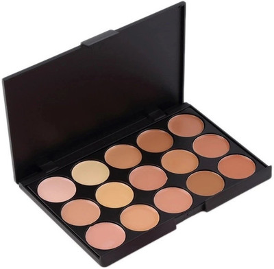 Morbee 15-Color Concealer & Contour Palette.9 Concealer(MULTICOLOR, 50 g)