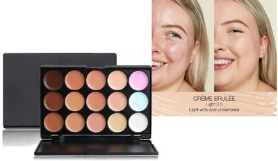Neycare creamy concealer palette waterproof long lasting smudge proof natural looking Concealer(multi color, 50 ml)