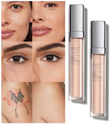 tanvi27 New Full Coverage Liquid Concealer Long Lasting Face Scar Acne Cover Concealer(Ivory, 15 ml)