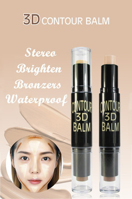 tanvi27 Dual Highlighter and Contour Stick  Concealer(BEIGE, 8 g)