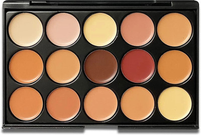 Arcanuy Concealer, Cream Comes with 15 Unique Shades, Masks Pores and Dark Circles Concealer(MULTICOLOR, 18 g)