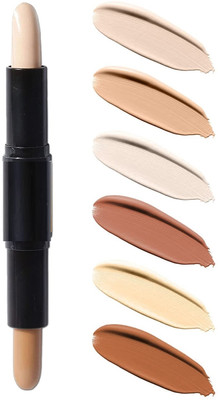 Aylily 2 in 1 Cover Perfection, Highlight and contour & Accent Contour Concealer(MULTICOLOR, 6.2 g)
