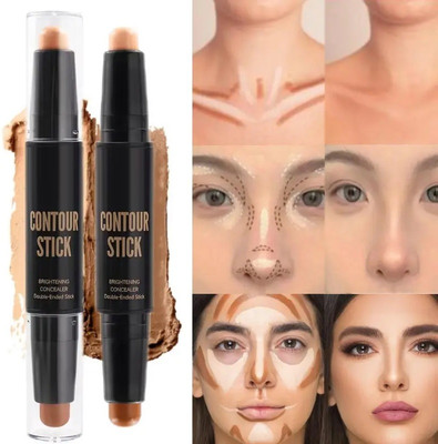 luzimaisa 2 In 1 Highlight Contour & Highlighting Shade Concealer(MULTICOLOR, 4 g)