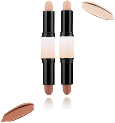 Maryville new color shade contour stick easy to use pack of 2 Concealer(MULTI COLOR, 16 g)
