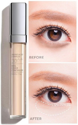 MYEONG Full Coverage Liquid Light Weight with Matte Finish  Concealer(Beige, 10 ml)