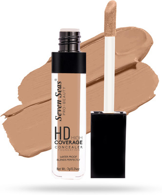 Seven Seas HD High Coverage Liquid Concealer | Easily Blend-able Concealer(Chest Nut, 7 g)