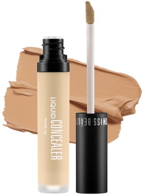 SWISS BEAUTY Liquid Light Weight Full Coverage with Matte finish Concealer(Medium Beige, 6 g)