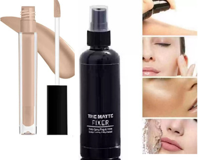 Jiwoo Liquid Light Weight Full Coverage with Matte finish  Concealer(BEIGE, 6 ml)