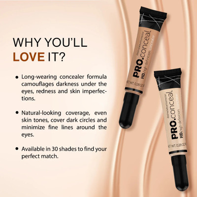 JANOST High Definition Concealer Set Of 2 Concealer(MULTICOLOR, 16 g)