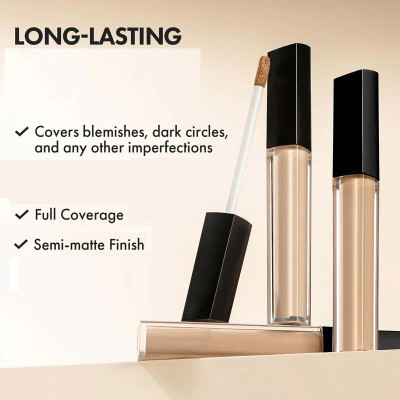 tanvi27 Face Concealer Liquid Light Weight Concealer With Full Coverage Easily Blendable Concealer(fair beige, fair worm, medium netural, 8.5 ml)
