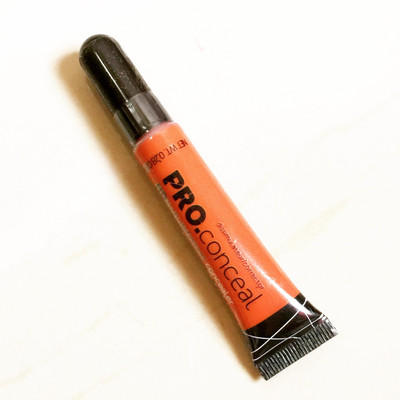 Luster Shine Pro Cream Concealer/Colour Corrector For Dark Circles Concealer(Orange, 8 g)