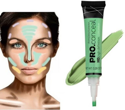 FELICECHIARA GREEN PRO CONCEALER FOR WOMEN HIGH COVERAGE MATTE FINISH Concealer(GREEN, 8 g)