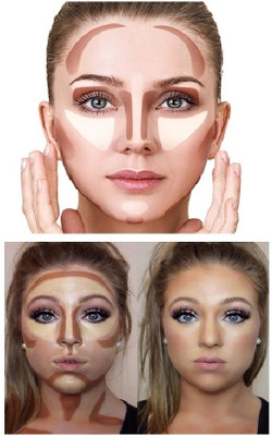 YAWI BEST CONTOUR HIGHLIGHT & CONTOUR STICK 3D BALM PC 2 COMBO Concealer(Multicolor, 16 g)